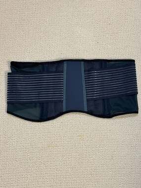 CVS Health Lumbar Support Belt Back Brace Black